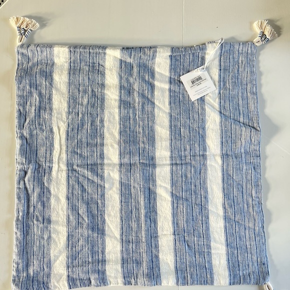 Serena and Lily Costa Nova Pillow Cover 24x24 and 14x40 French Blue *Brand New* - Picture 4 of 6